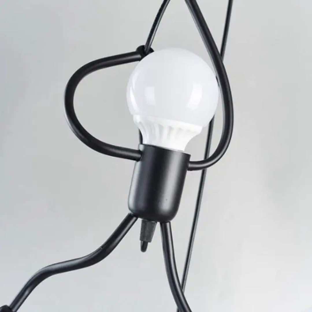 Designlamp 'Climbing Man' - karakteristieke hanglamp