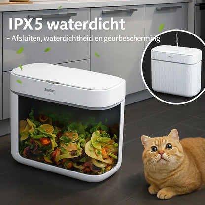 Automatische prullenbak – waterdicht en hygiënes!